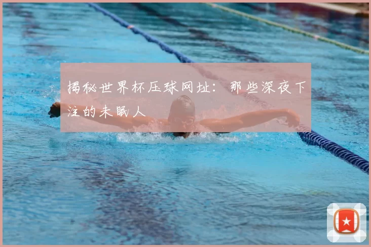 揭秘世界杯压球网址：那些深夜下注的未眠人